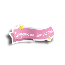 Sticker statique joyeux...